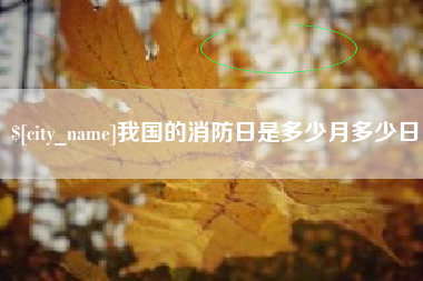 贵港我国的消防日是多少月多少日
