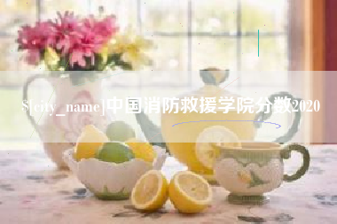贵港中国消防救援学院分数2020