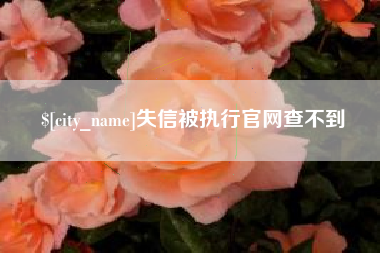 贵港失信被执行官网查不到
