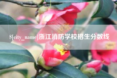 贵港浙江消防学校招生分数线