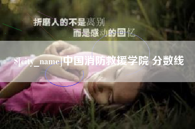 贵港中国消防救援学院 分数线