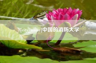 贵港中国的消防大学
