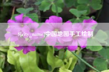 贵港中国地图手工绘制