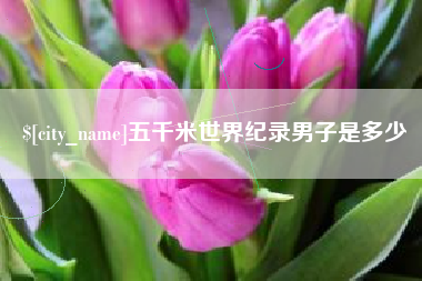 贵港五千米世界纪录男子是多少