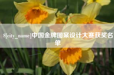 贵港中国金牌图案设计大赛获奖名单