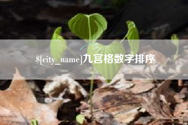 贵港九宫格数字排序