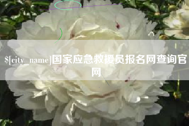 贵港国家应急救援员报名网查询官网