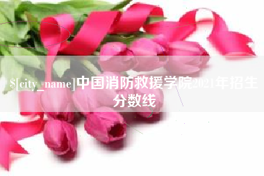 贵港中国消防救援学院2021年招生分数线