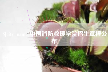 贵港中国消防救援学院招生章程公布!